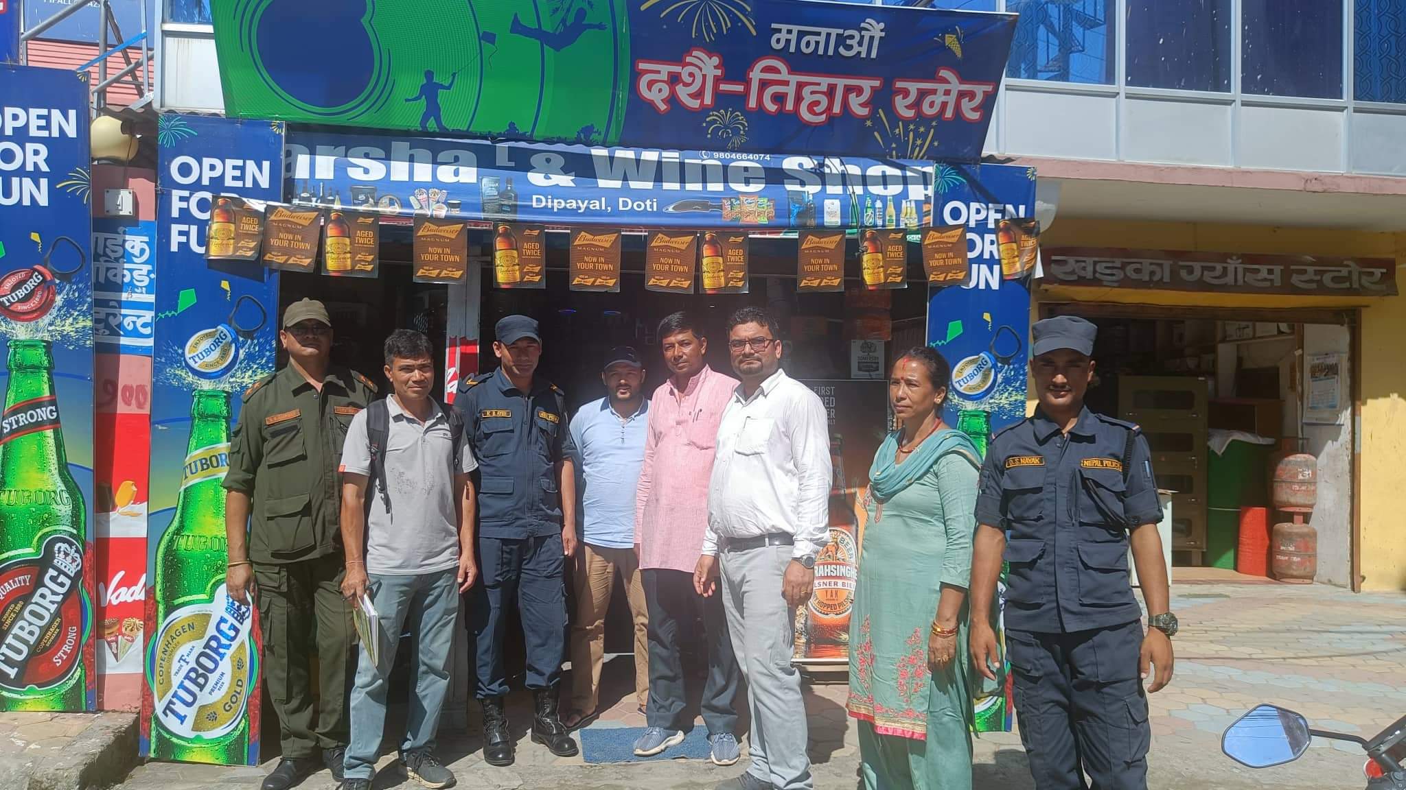 दसैं को मुखैमा गरियो पिपल्ला बजार अनुगमन
