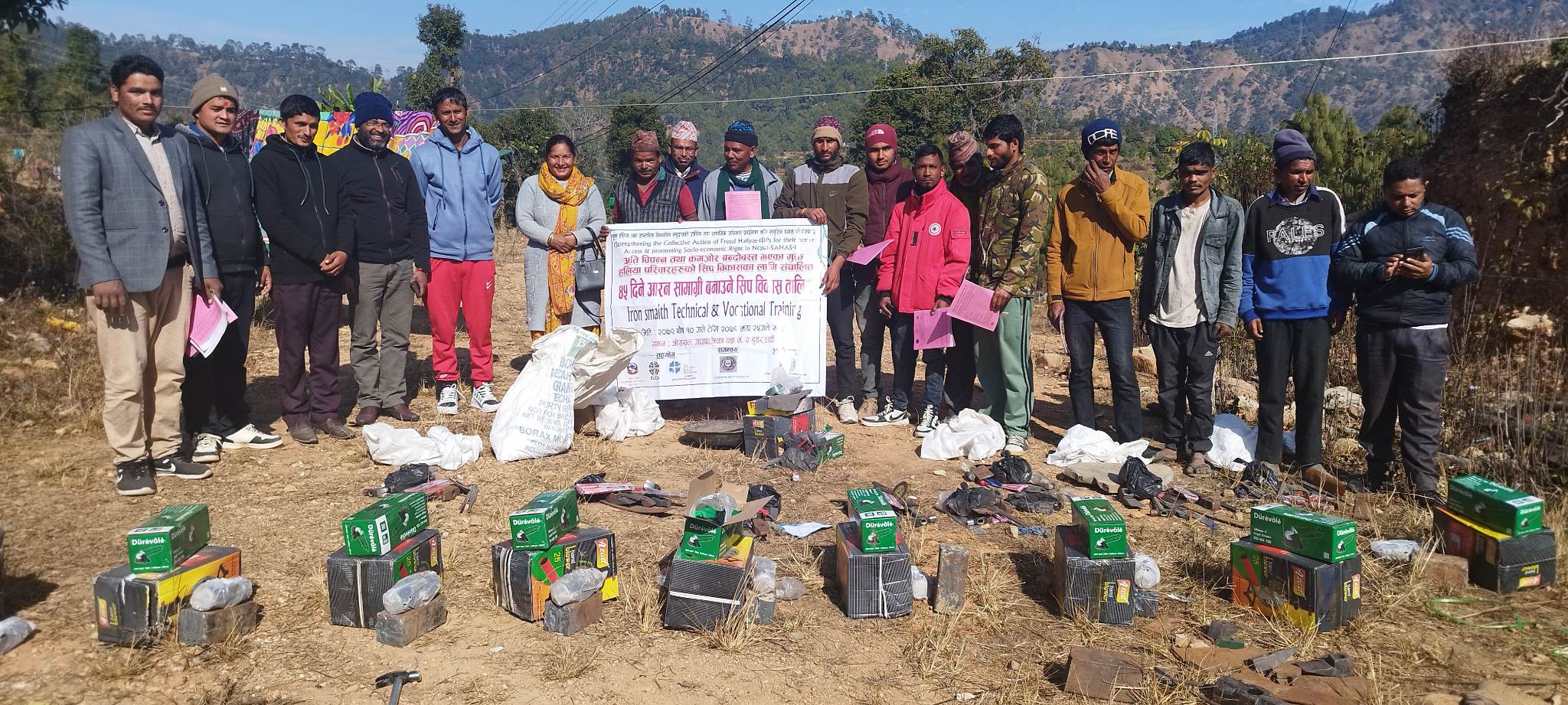 आरन सामाग्रि बनाउने सिप बिकास तालिम संचालन
