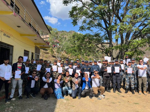 डोटीमा सेना, प्रहरीहरुलाई आपतकालिन उपचार विधी तालिम