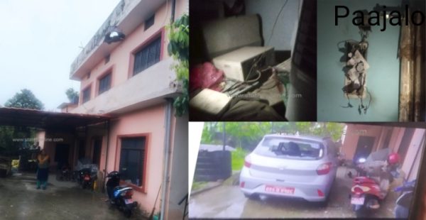 धनगढीमा एक घरमा चट्याङ