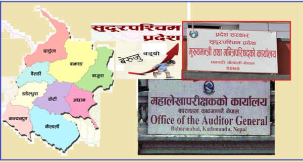 प्रत्येक वर्ष बढ्दै सुदूरपश्चिम प्रदेश सरकारको बेरुजु