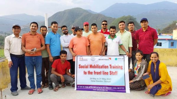 सामाजिक परिचालकहरुको क्षमता बिकास तालिम सम्पन्न