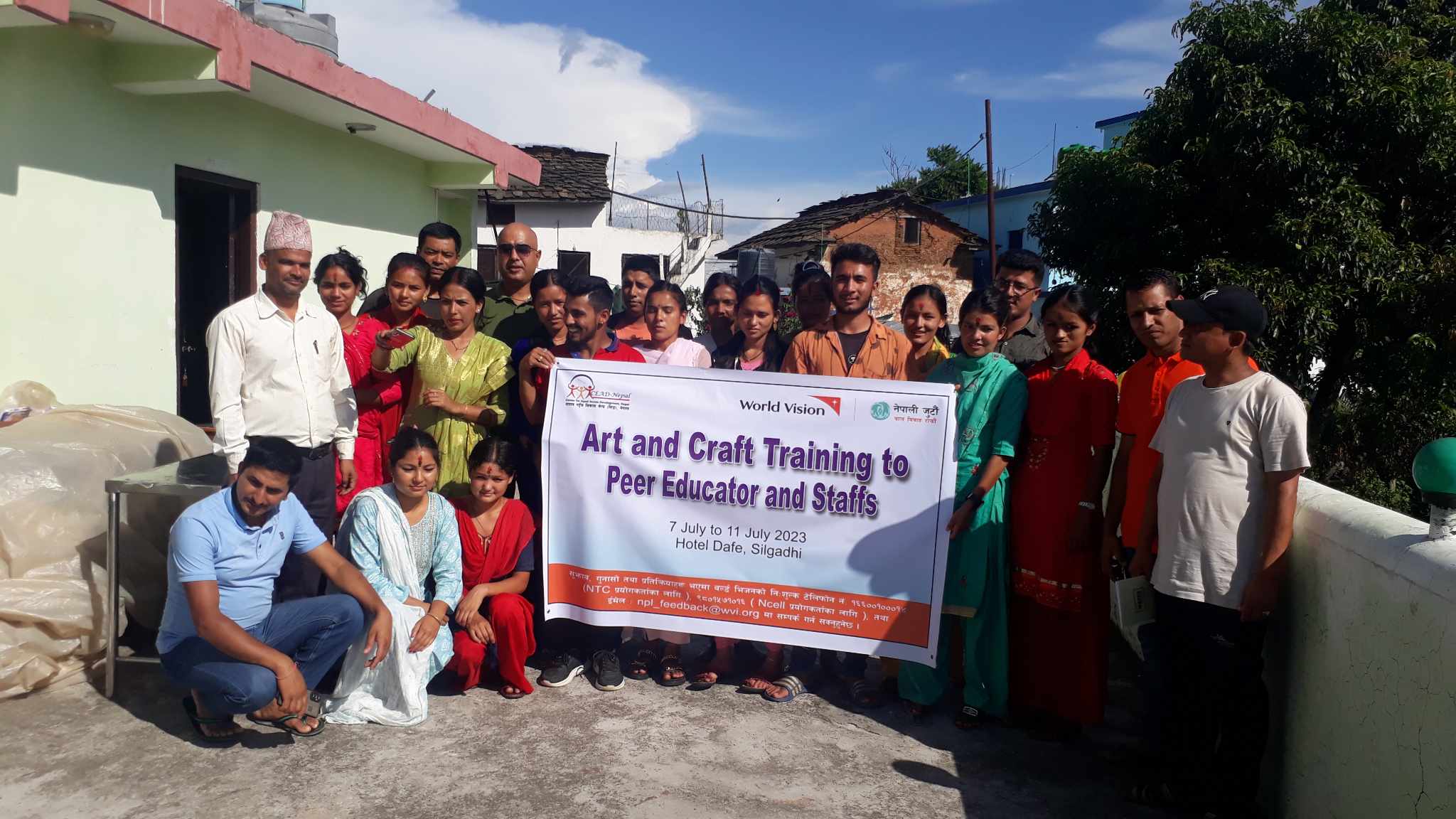 कला कौशल सम्बन्धी तालिम सम्पन्न