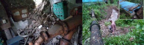 डोटीको गड्सेडी गाड लघु जलविद्युत आयोजना पहिरोले क्षति