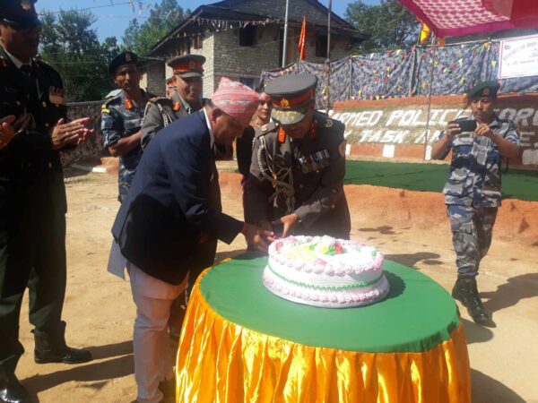 सशस्त्र प्रहरी बल नेपाल नम्बर ३६ ले मनायो स्थापना दिवस