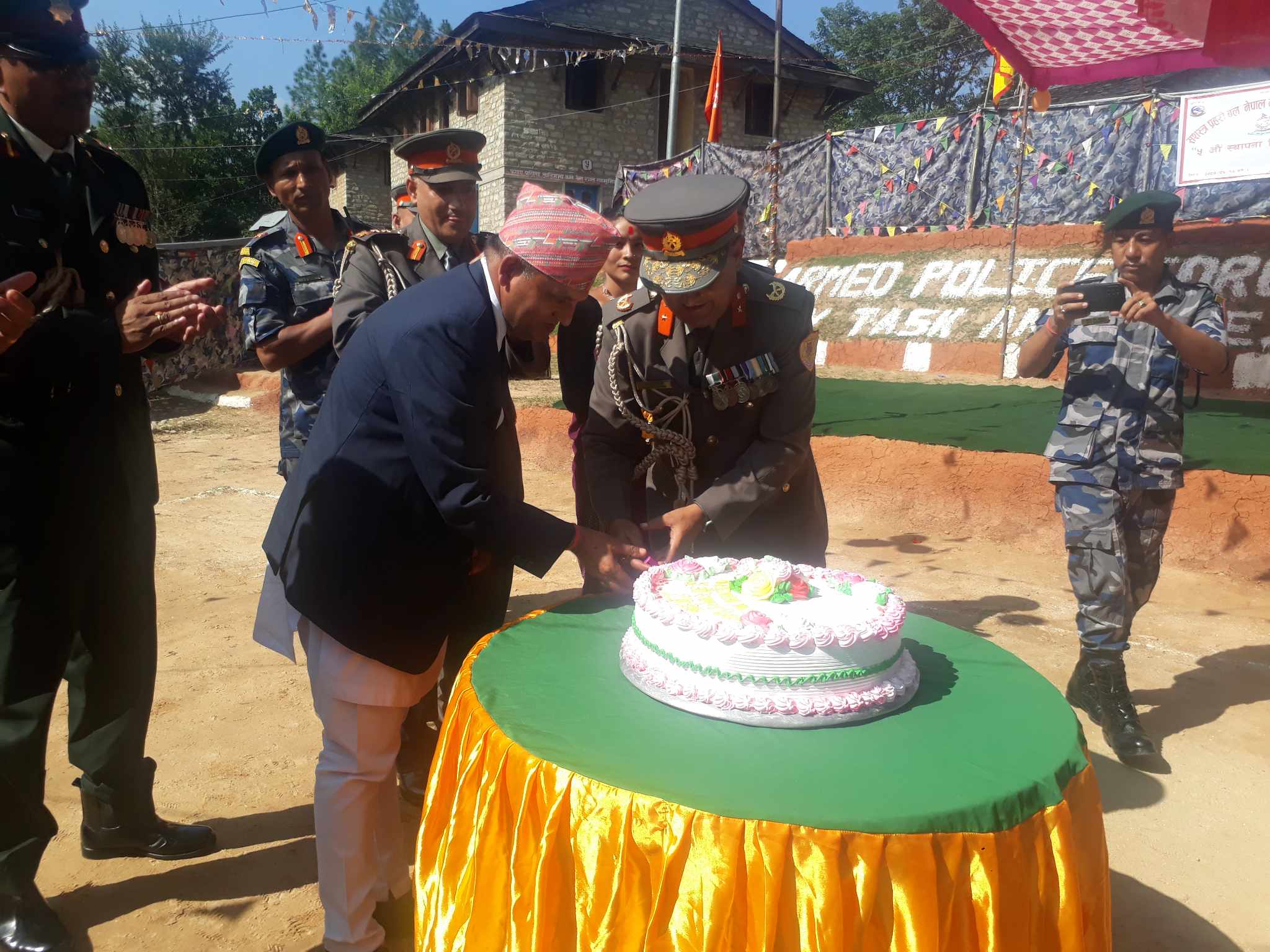 सशस्त्र प्रहरी बल नेपाल नम्बर ३६ ले मनायो स्थापना दिवस