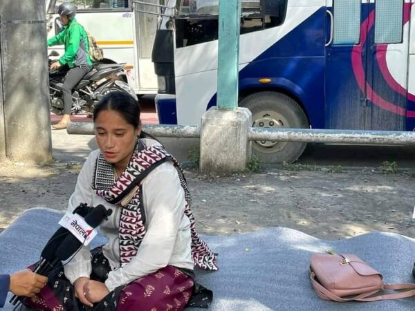 बिरामी अवस्थामै फेरि अनसन बसिन् भारती मानन्धर