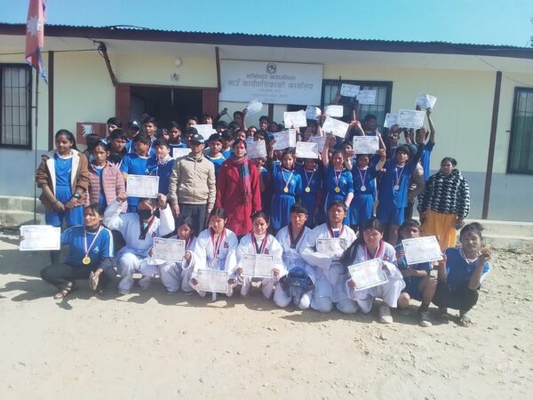 बडीकेदार गाउँपालिका द्वारा खेलाडी बिद्यार्थिहरुलाई सम्मान