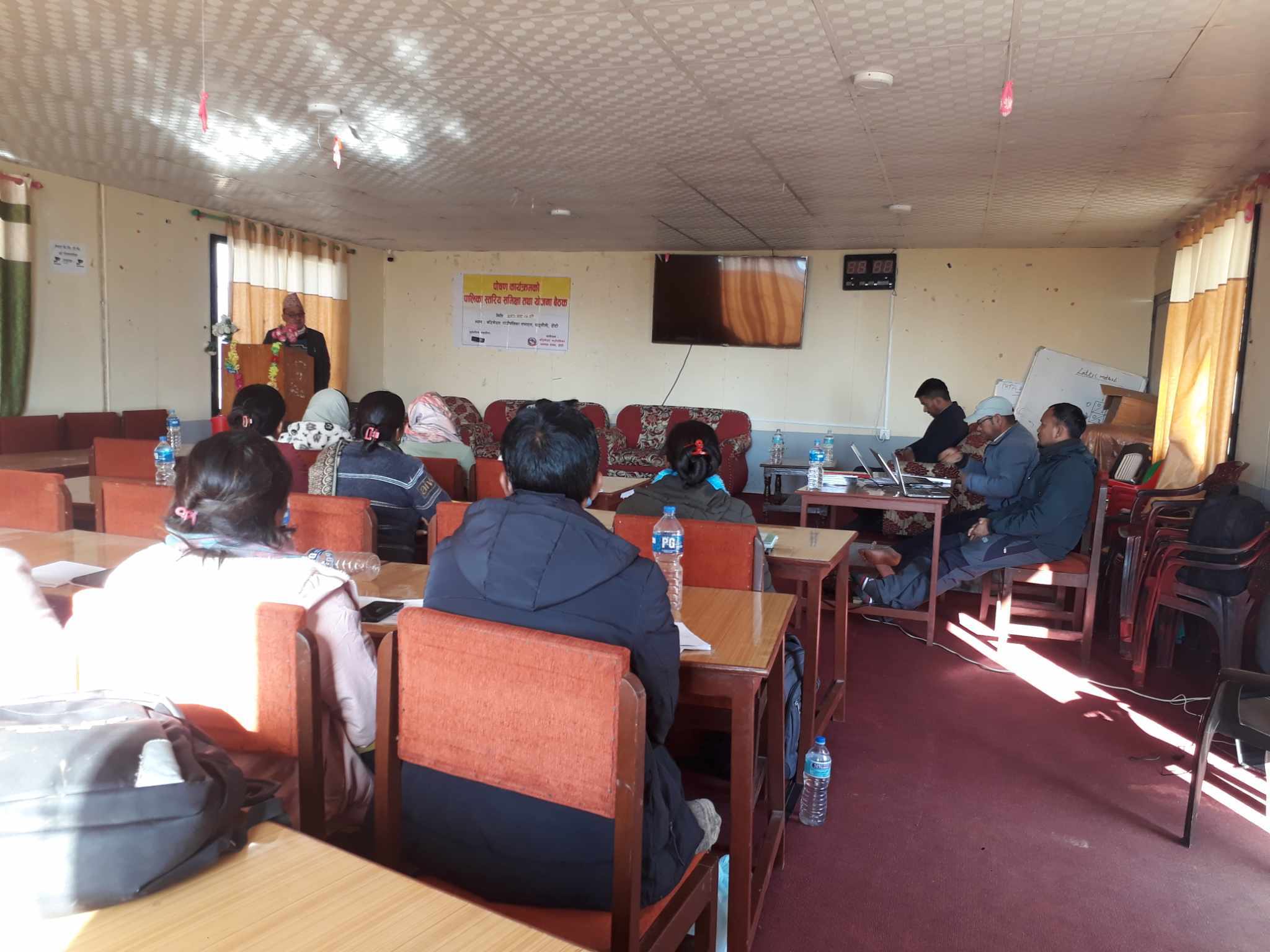 बडीकेदार गाउँपालिका स्तरीय पोषण कार्यक्रमको समीक्षा बैठक सम्पन्न