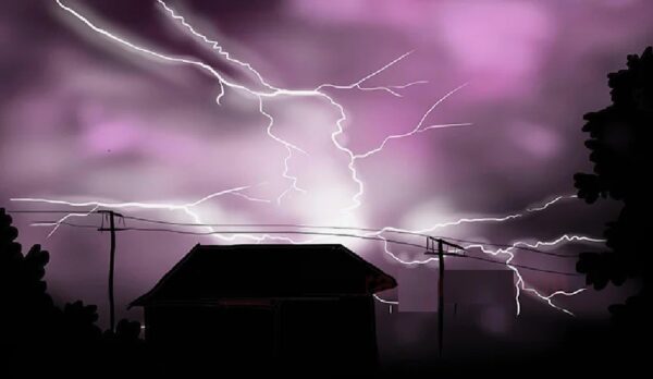 अछाममा एक किराना पसलमा चट्याङ्ग लागेर आगलागी