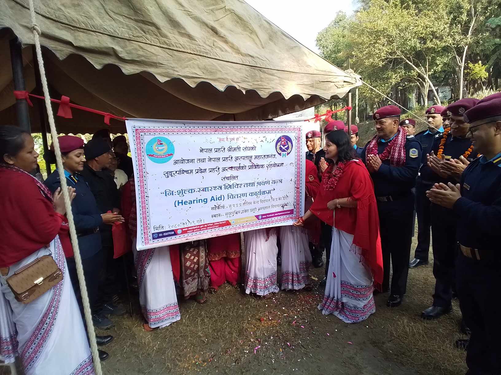 निशुल्क स्वास्थ्य शिविरको उद्घाटन