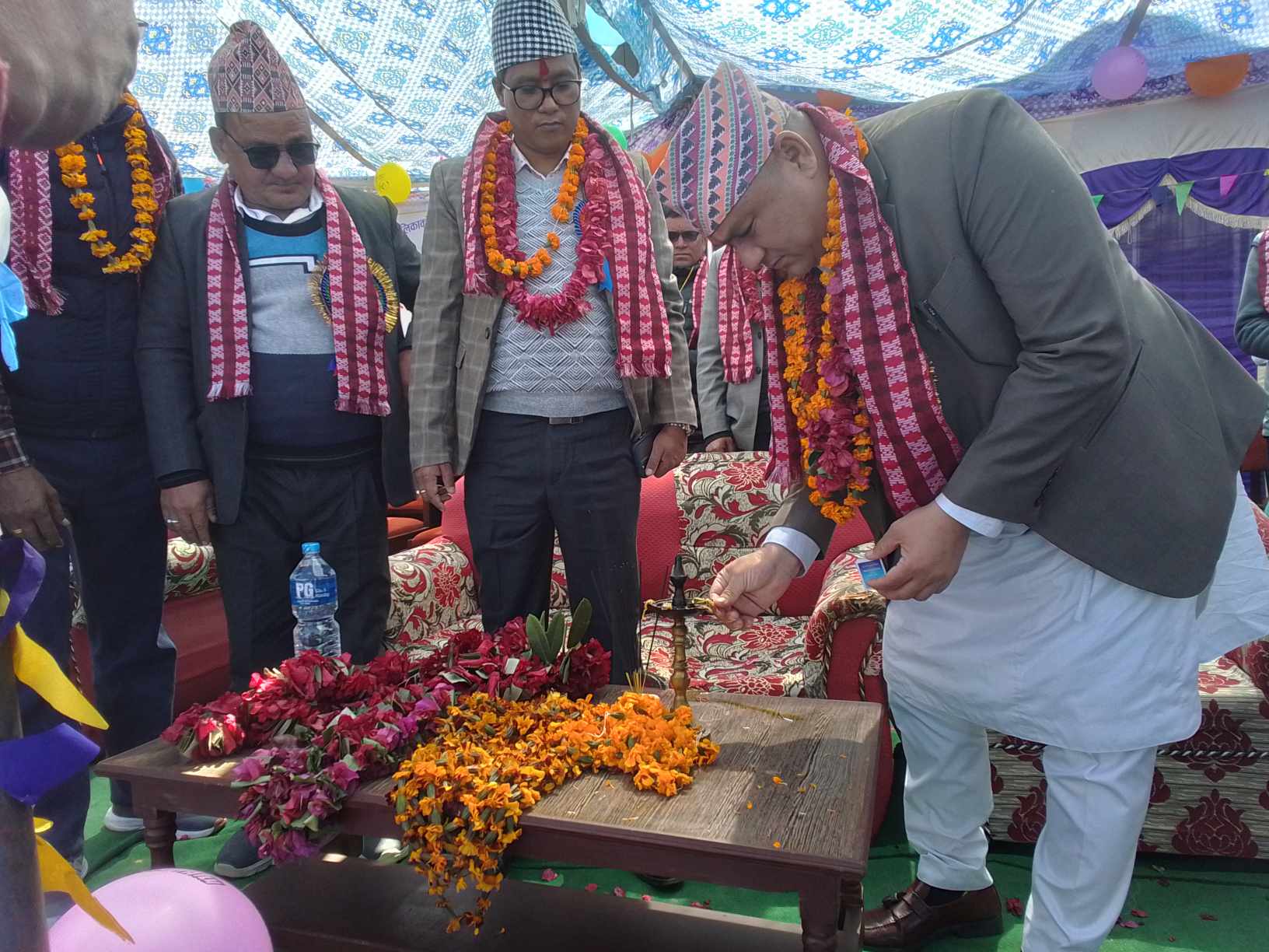 बडीकेदार गाउँपालिकाको प्रशासनिक भवन मुख्य मन्त्री शाह द्वारा उद्घाटन