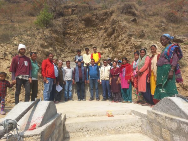 के.आई.सिंह र शिखर जाेड्ने झाेलुंगे पुलकाे उद्घाटन