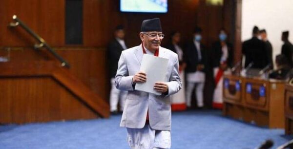 प्रधानमन्त्री प्रचण्डले पाए विश्वासको मत