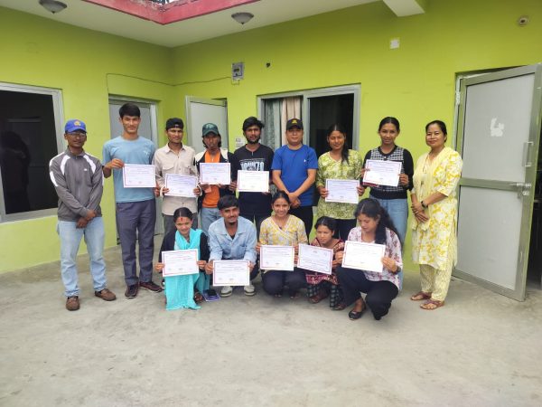 ३ दिने उद्घाेषण तालिम सम्पन्न