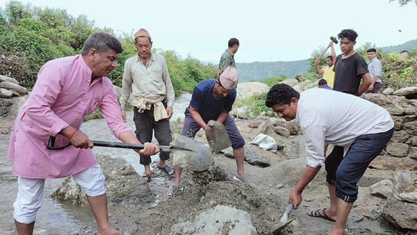 के.आई.सिंह गाउँपालिकाले श्रमदान अभियान चलाउने
