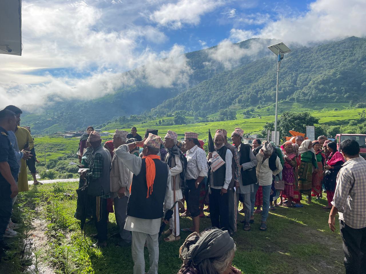 वायलमा आजवाट राष्ट्रिय परिचयपत्र शिविर सुरू