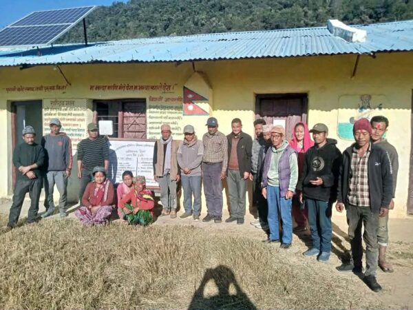 ३० वर्षदेखि विद्यालय व्यवस्थापन समितिको अध्यक्ष