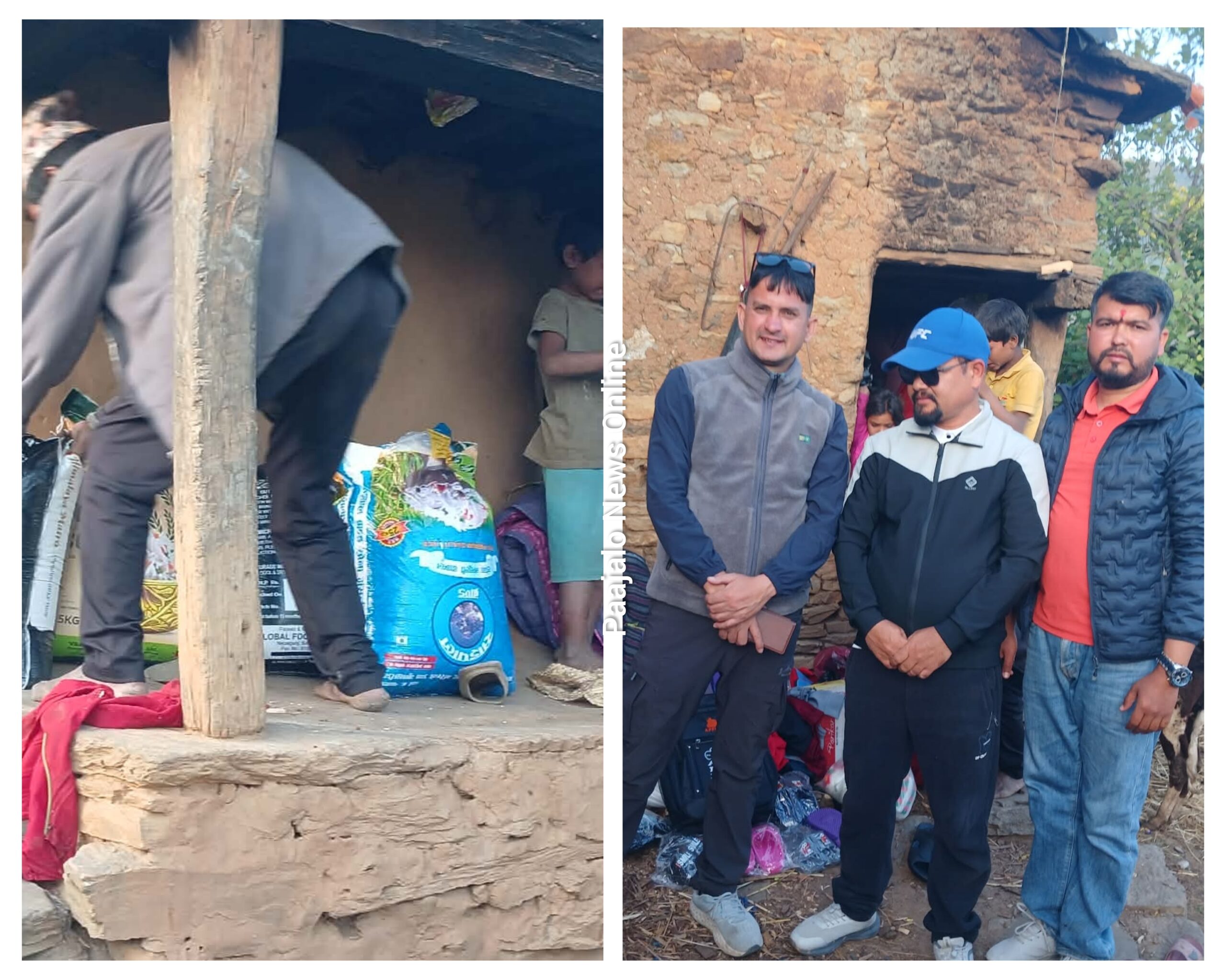 साहुको खलो थापेर गुजारा चलाउँदै आएको परिवारलाई राहत